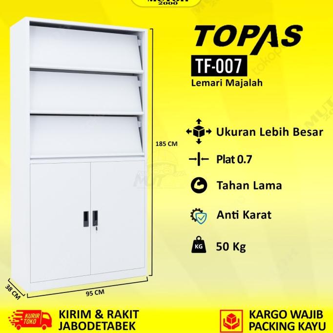 

Sale Now Topas Tf-007 Lemari Besi Majalah Rak Besi Majalah Lemari Majalah Stok Terbatas