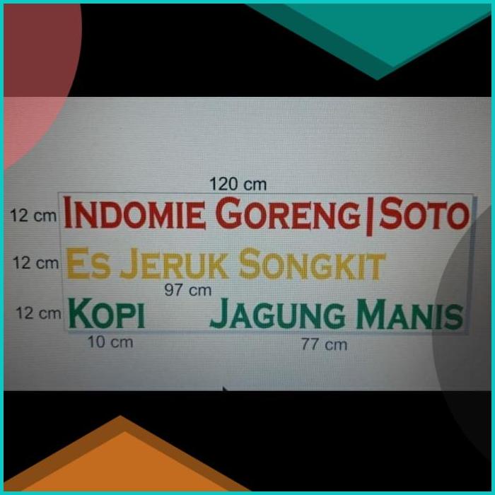 

Custom Cutting Sticker Indomie Es jeruk dll ukuran by WA 20JVLZ3 tool