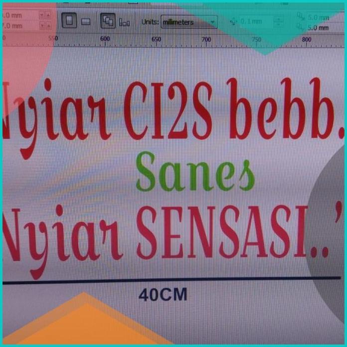 

Custom Cutting Sticker Nyiar Cicis 40x20cm 20JVLZ3 perkakas p