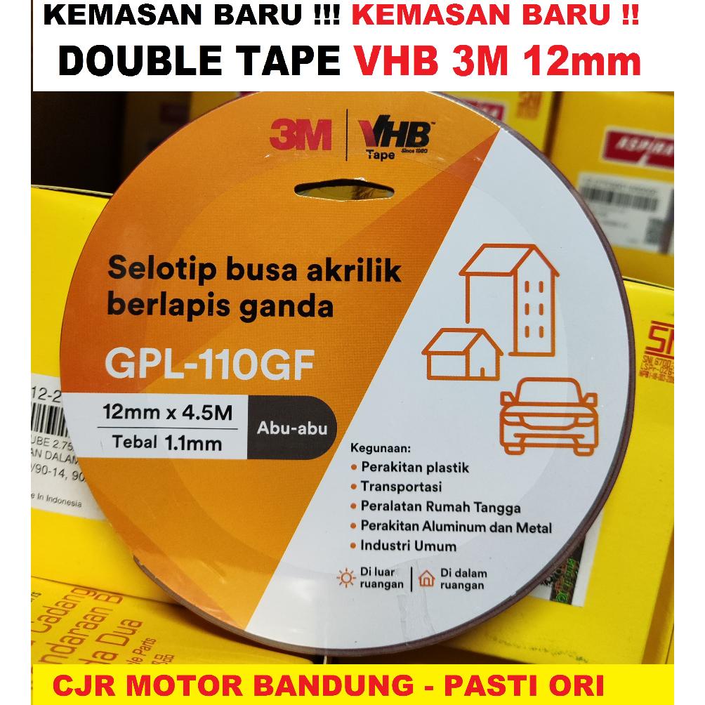 

Baru 3M VHB 12mm x 4.5m Double Tape Foam Merah Otomotif & Building ORI ..