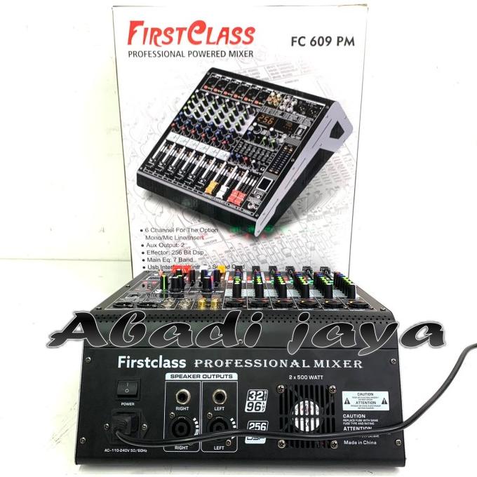 power amplifier firstclass fc609pm / fc 609 pm / fc609 pm 500 watt x 2 |Bagus|Top