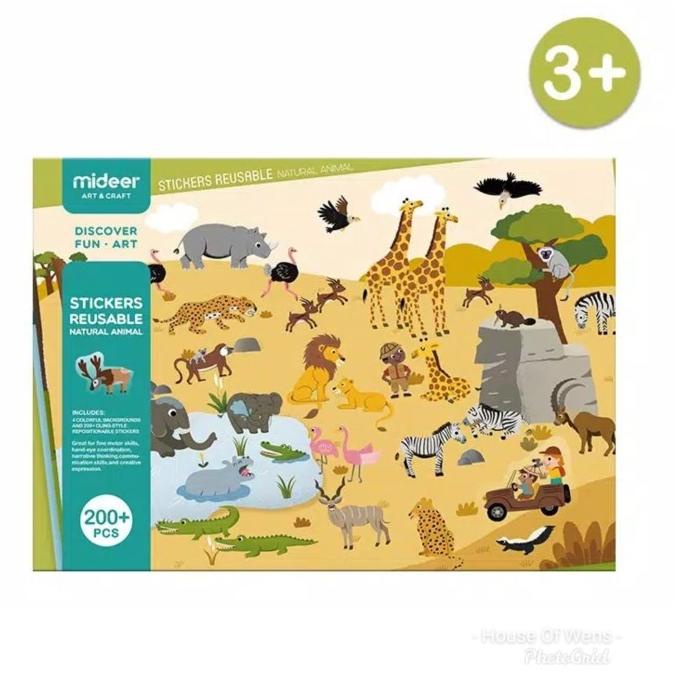 

New Sale Sticker Animals - Sticker Binatang - Sticker Original Book Limited Edition