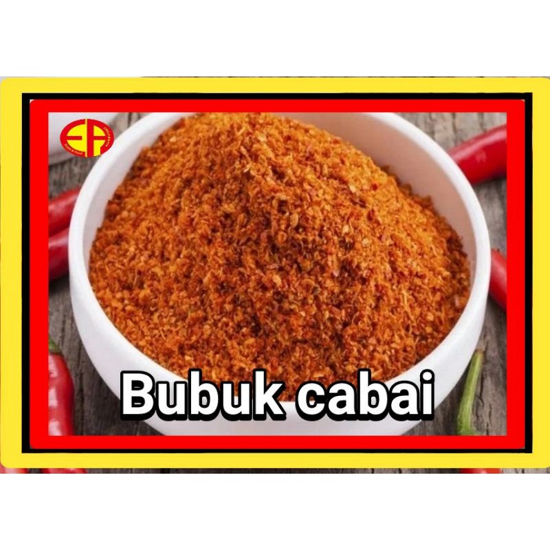 

Cabe/Cabai Bubuk 500 Gram Baso Aci/Boci/Seblak Pedas
