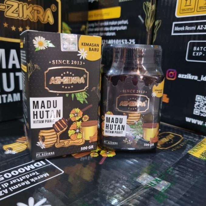 

met Madu Hitam Pahit Az Zikra Azzikra Asli / Original 500ML - HUTAN PAHIT