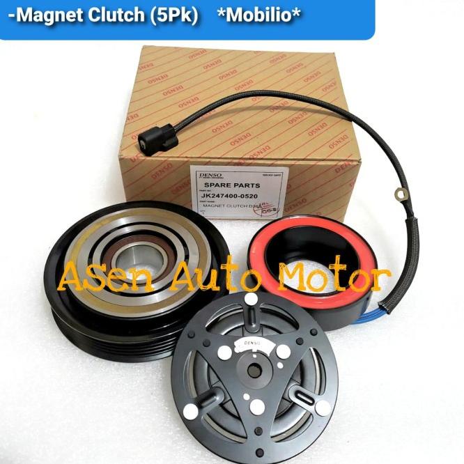 Alat Mobil Magnet Clutch Ac Honda Mobilio Hrv Brv 5Pk Original