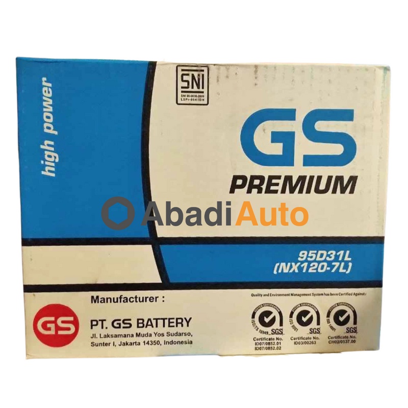 Accu Battery Gs 95D31L (95D31L) Gs