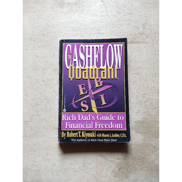 Buku Motivasi, The CASH FLOW QUADRANT Rich Dad's Guide to Financial Freedom By Robert T Kiyosaki