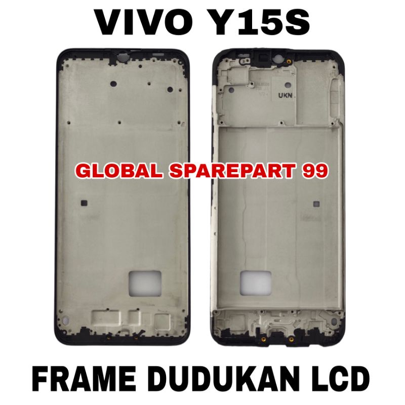 FRAME / BEZEL / TULANG TENGAH TATAKAN LCD VIVO Y15S