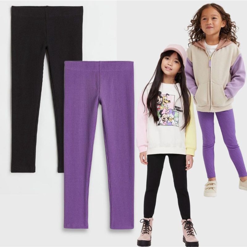Legging Rib Anak Perempuan Hm