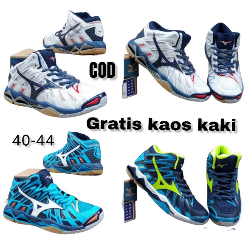 Zuno Wave Tornado X2 Volly Ball / Sepatu Voli Pria Terbaru / Spatu Voly Putra Zuno / Sepatu Voley