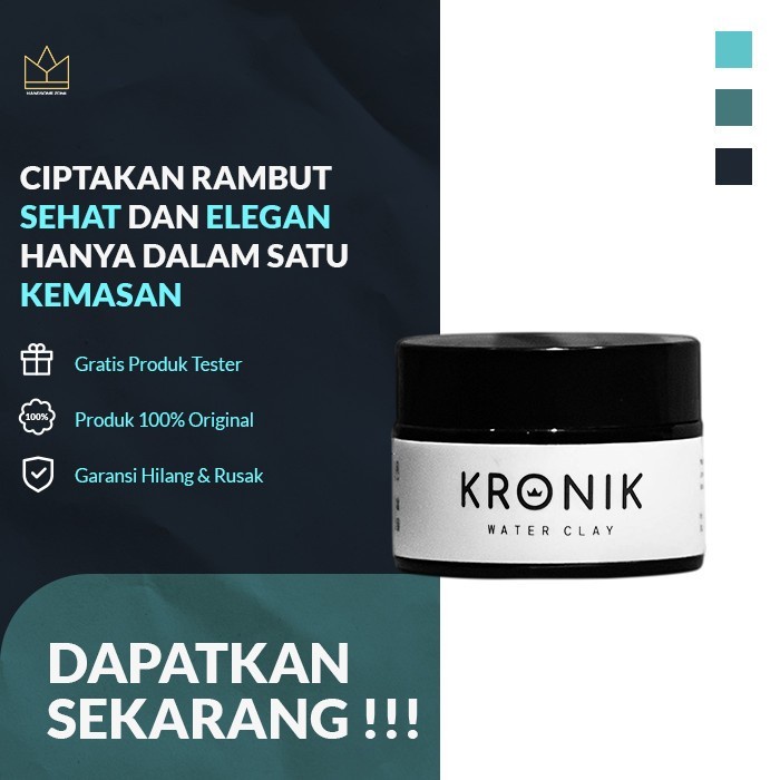 Hair Wax Pomade - Pomade Pomed Hair Wax Minyak Rambut Water Clay Pria Cowok Kronik