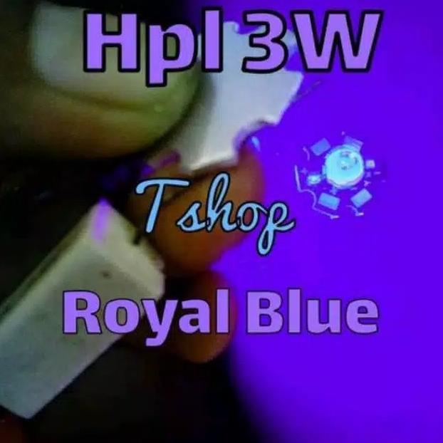 Lampu LED HPL 3 Watt ( Royal Blue )