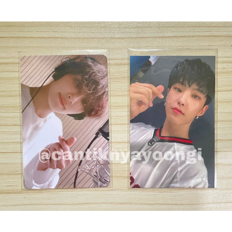 Photocard seventeen Hoshi henggarae interpark videcall benefit jeonghan semicolon