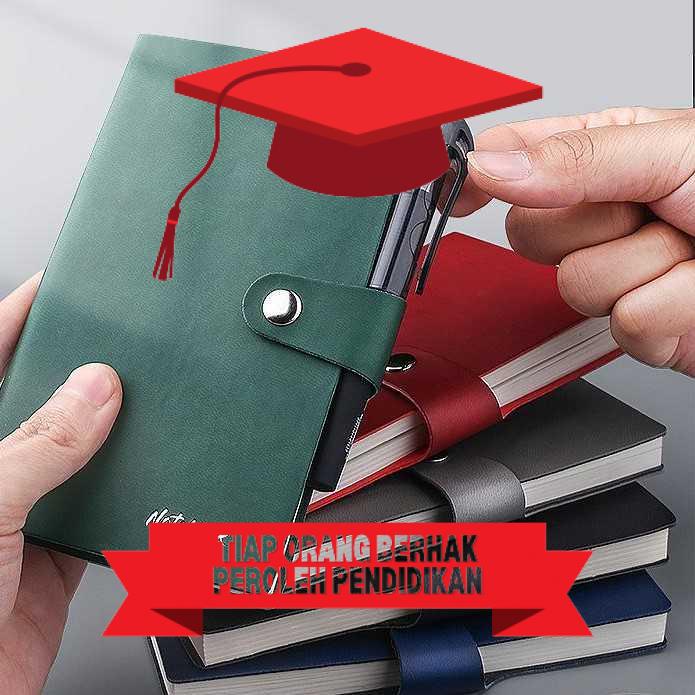 

EGROW FCMY Buku Catatan Harian Notebook Diary Jurnal Cover Kulit A7 - FM100