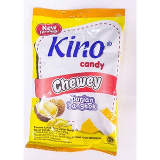 

Permen Lunak Kino Chewey Rasa Durian Bangkok 1 Pack 125 gram isi 50 pcs