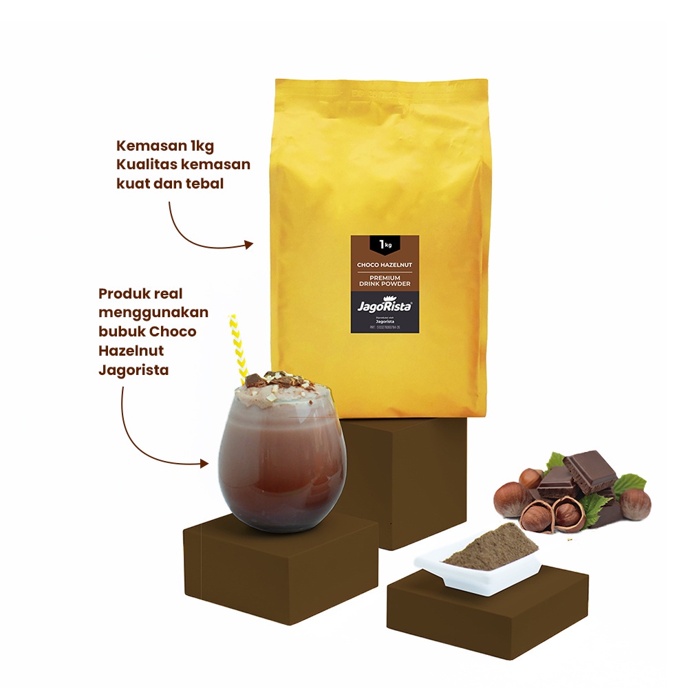 

Ay00! Jagorista Bubuk Minuman Choco Hazelnut 1 KG GOLD
