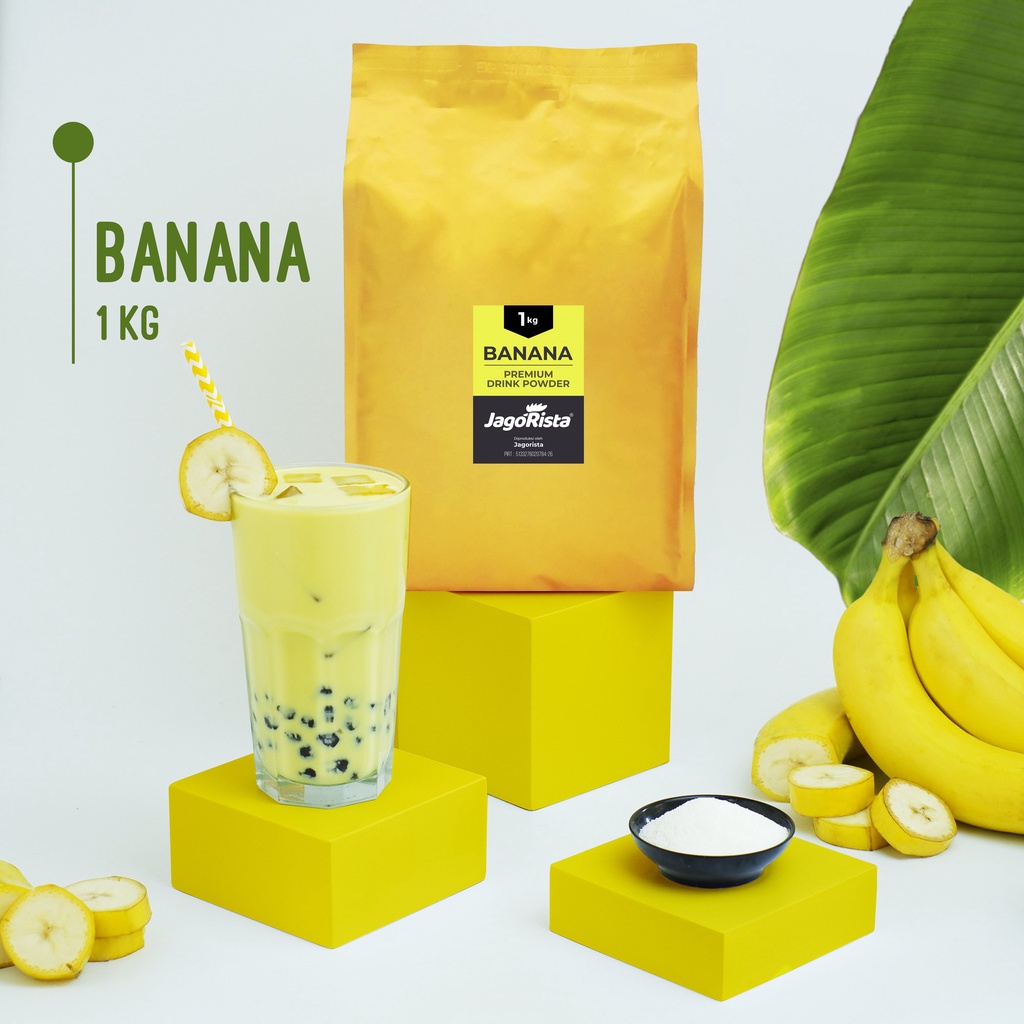 

Jagorista - 1 KG Bubuk Premium Banana ( Bubuk Minuman / drink Powder )