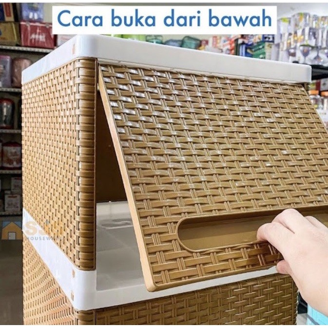 Club Lemari Plastik Flip Susun 2