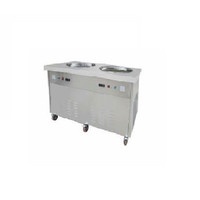 FOMAC ICR-PF2R MESIN PAN FRY ICE CREAM/ROLL ICE CREAM/ES KRIM GULUNG