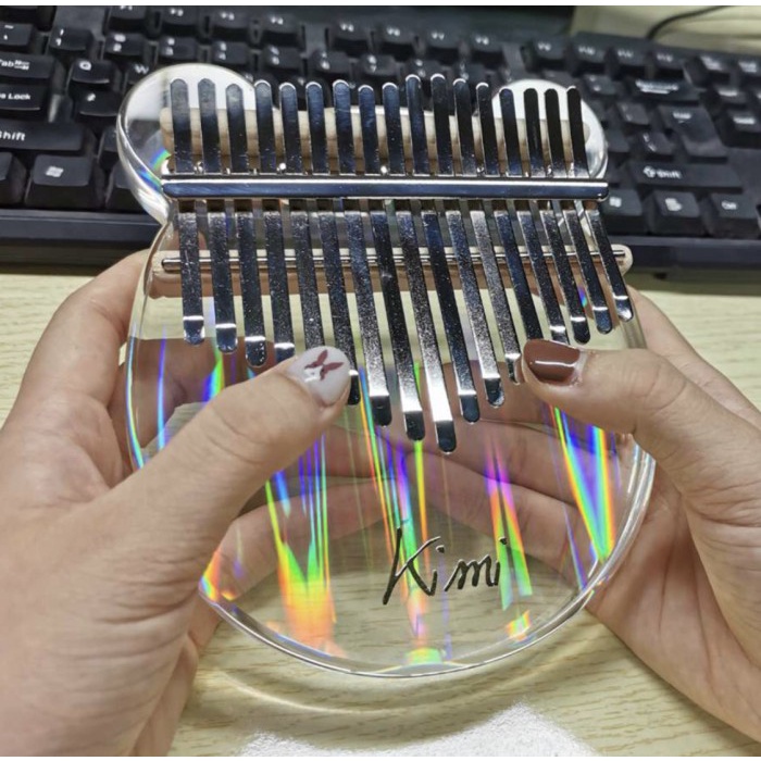 Kalimba - Terbaru Kalimba Kimi Rainbow Bear Ears 17 Keys Original