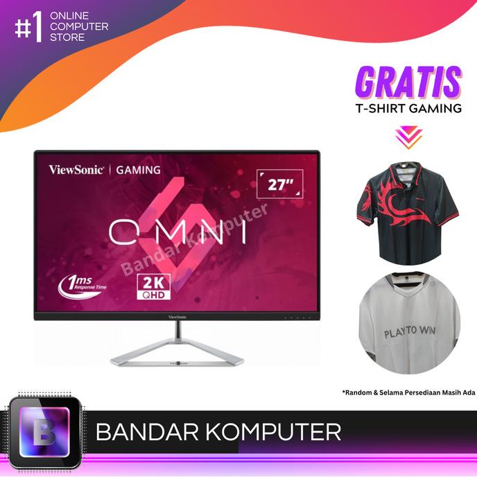 Monitor Led Viewsonic Vx2780-2K 27" Ips Qhd 1440P 170Hz Hdmi Dp Vesa Malaikaer