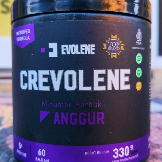 EVOLENE CREVOLENE CREATINE 60 SERVINGS BPOM MICRONIZED CREATINE