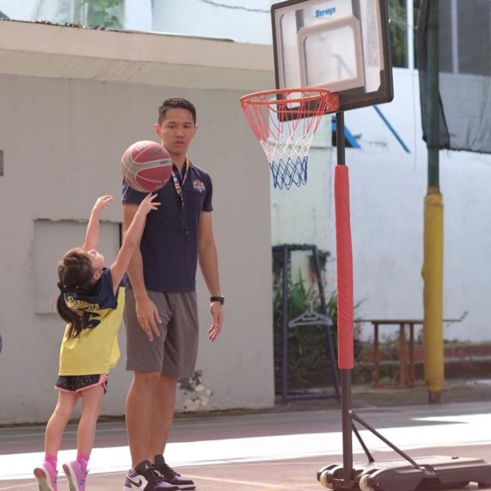 Promo Berwyn Stand Set Basket Portabel Tiang Ring Basket Anak Dan Dewasa