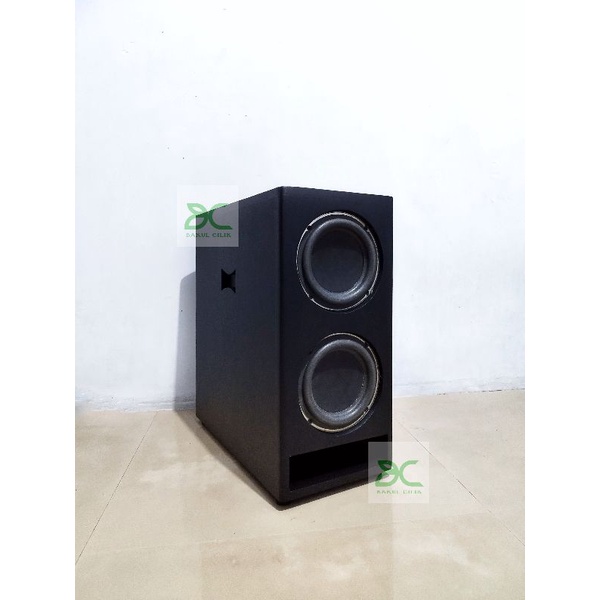 Box Subwoofer - Subwoofer Enclosure 6 Inch Dual Driver Dual Speaker