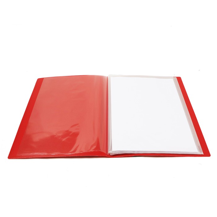 

For Sale Bantex Insert Display Book Pp Folio 20 Pockets Red #3183I09 Murah