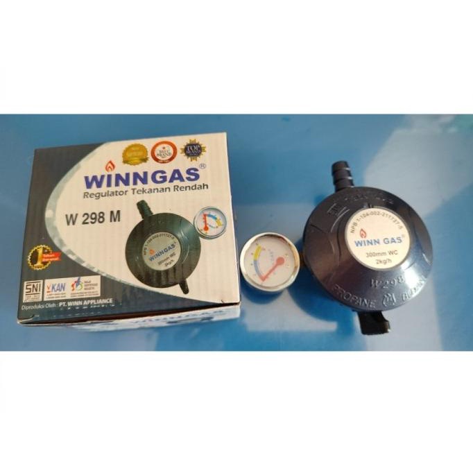 Winn Gas Regulator W-298M Low Pressure Kepala Gas Winn Gas W298M W 298