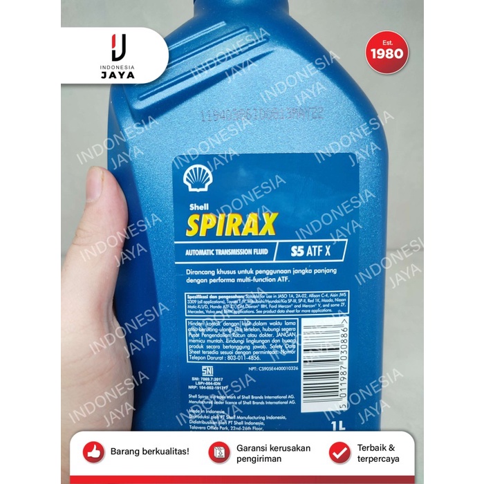SHELL SPIRAX S5 ATF X MULTI VEHICLE ORIGINAL star