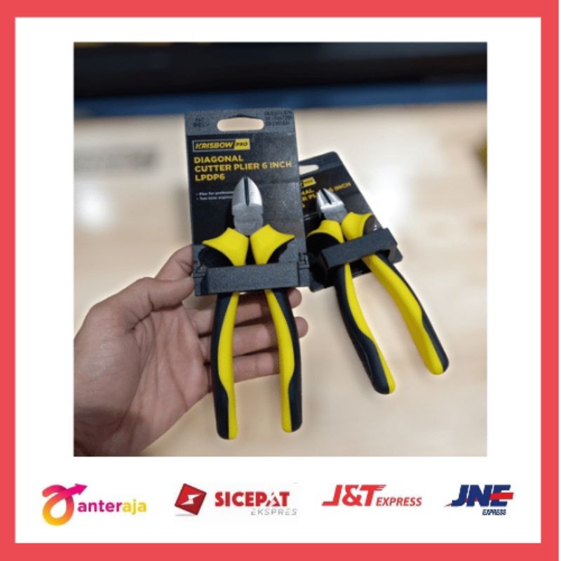 Krisbow Tang Potong Diagonal 6 Inci / Tang Potong Krisbow