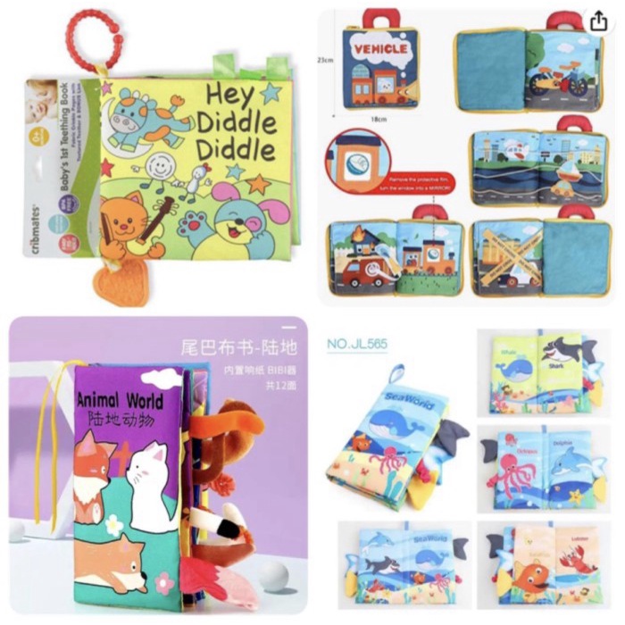 Soft Book Bany Merek Tumama Kids 1 Pcs 20 Halaman Ready
