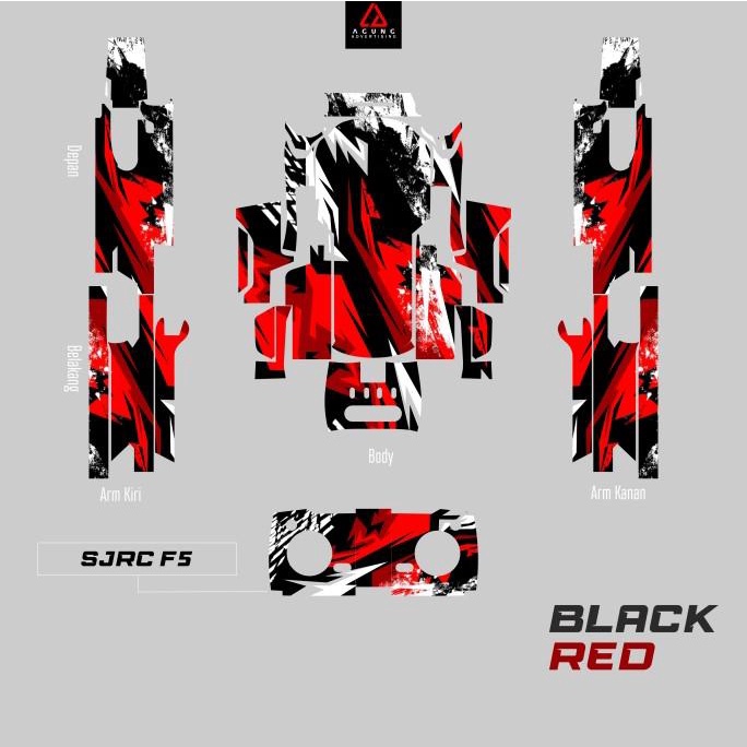 STIKER SJRC F5 - F5S PRO PLUS