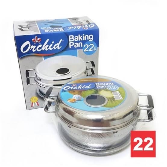 Denimb Orchid Baking Pan 4 Telur 22Centimeter