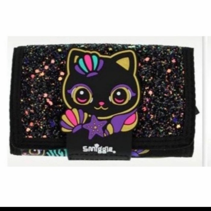 SMIGGLE BACKPACK HEY CAT BLACK, LUNCH BAG, DOMPET, BOTOL MINUM/KADO