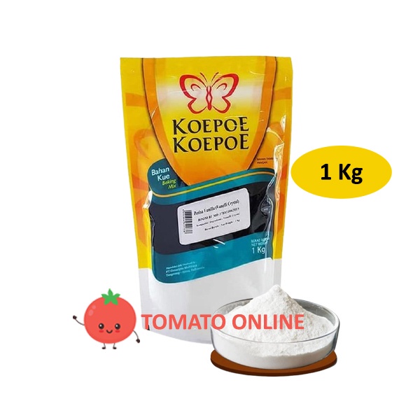 

Koepoe Kupu / Perisa Vanilla Bubuk Pouch / 1 Kg 1Kg 1000Gr 1000 Gr