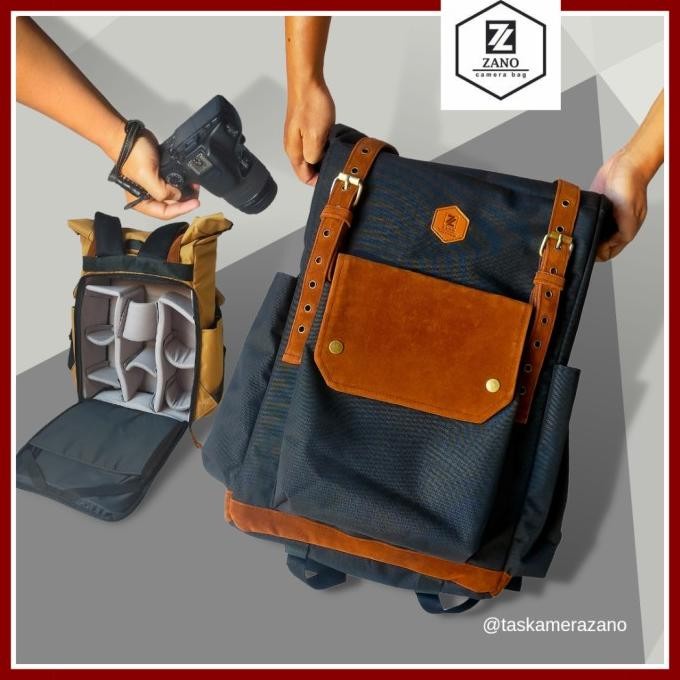 Promo Tas Kamera Zano Topper, Kamera Dslr, Lensa, Gimbal, Drone, Laptop 15In Terbaru