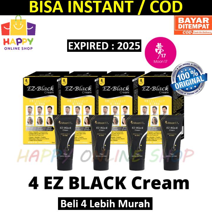 Moon 17 EZ BLACK Cream 4 Tube EZ-BLACK Cream Orginal