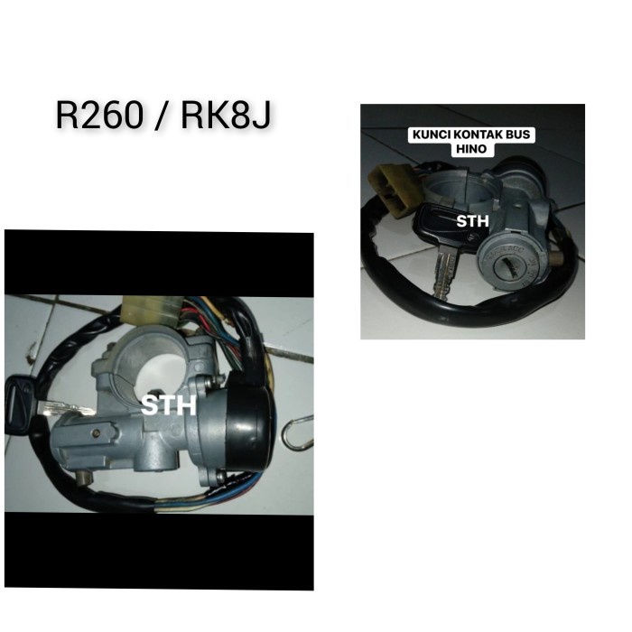 kunci kontak hino bus rk8j / r260 - switch start rk8j copotan original tokolarisjaya