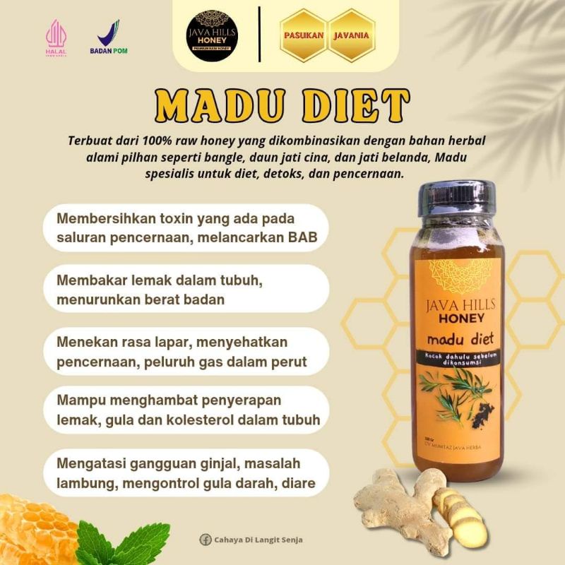 

Madu DIET Java Hills Honey Detox Tubuh