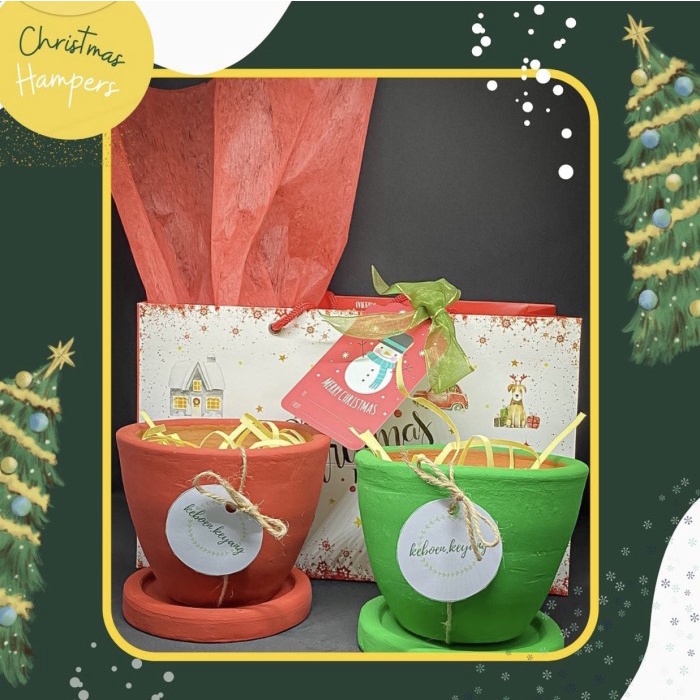

DISKON MURAH Hampers natal/christmas gift/kado natal pot set keboen keyang BERRY30.JAYA