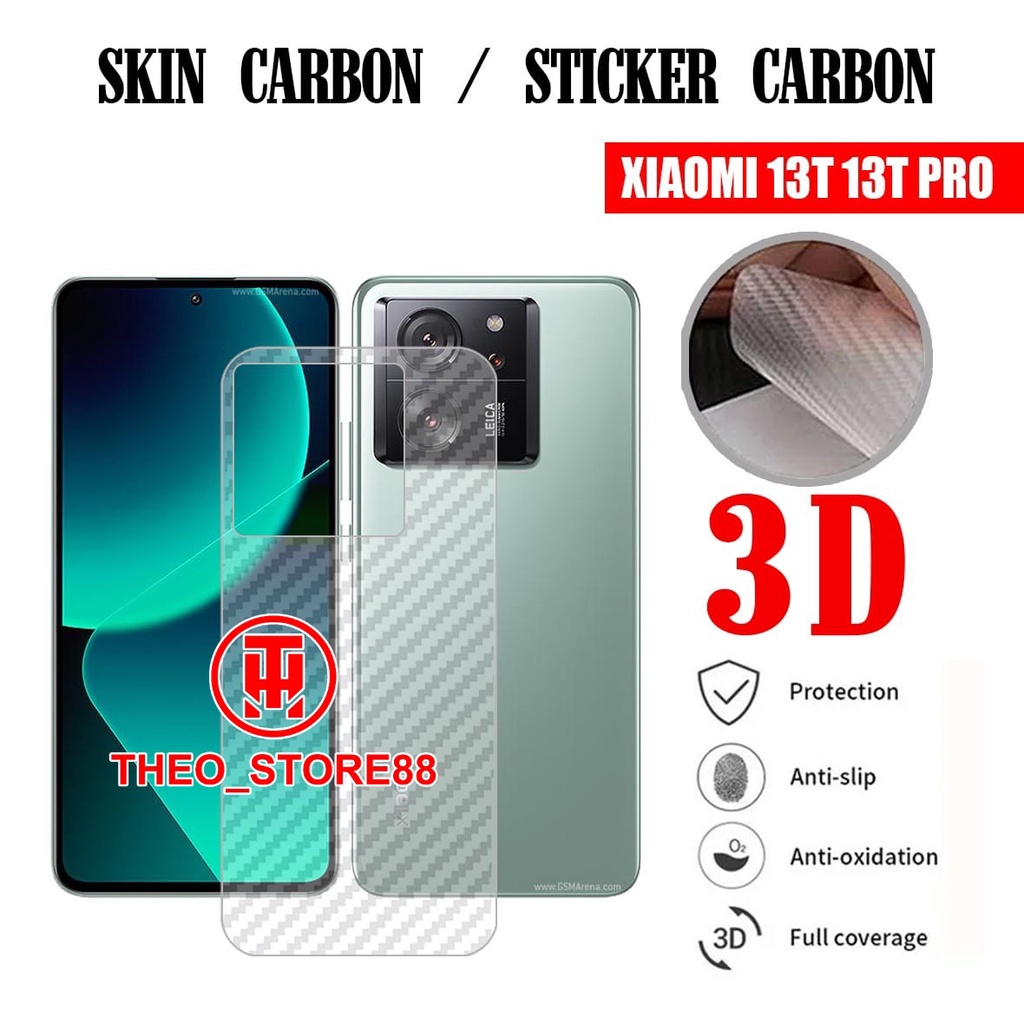 XIAOMI 13 XIAOMI 13 LITE XIAOMI 13 PRO XIAOMI 13T XIAOMI 13T PRO GARSKIN CARBON ANTI JAMUR ANTIGORES
