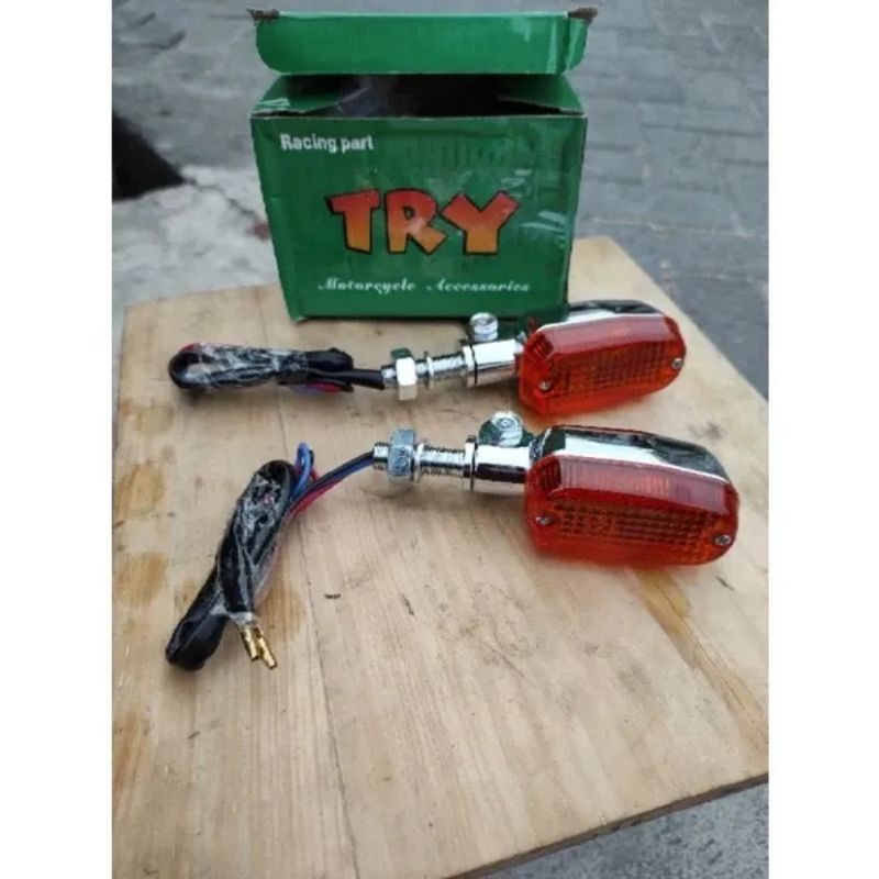 sein riting S90 GL100 GL125 Scorpio Megapro GL max GL pro Tiger RX king 2 pilihan smoke dan kuning