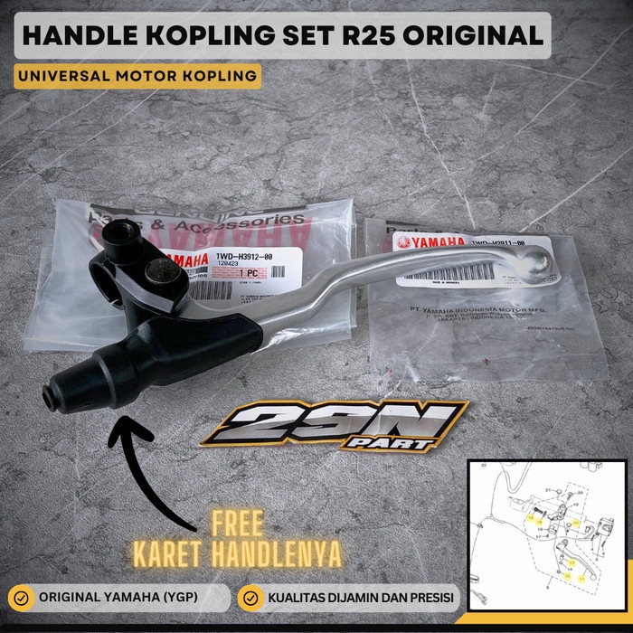 HANDLE KOPLING SET YAMAHA R25 ORIGINAL
