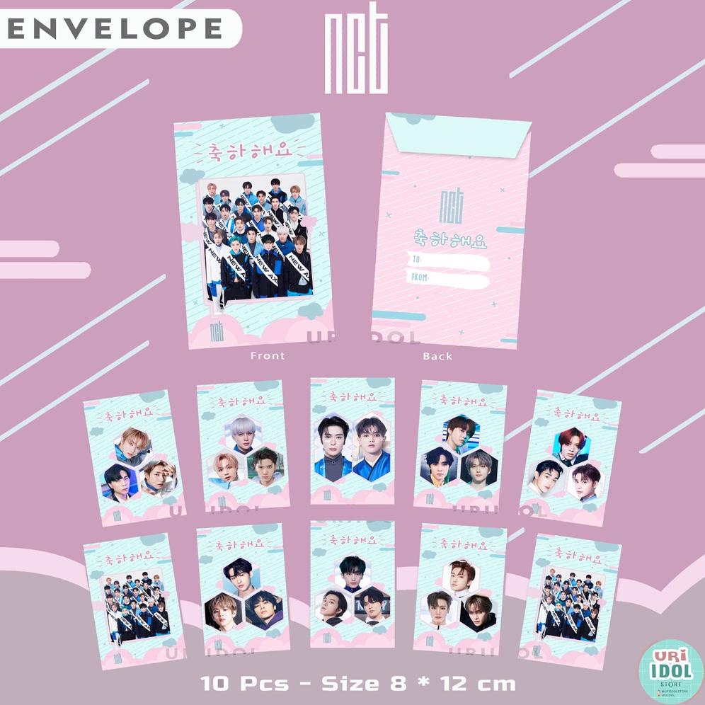 

tERLARIS Amplop NCT - 10PCS - AMPLOP KPOP - NCT - NCT ENVELOPE - AMPLOP IDUL FITRI - AMPLOP LEBARAN - AMPLOP NATAL - AMPLOP CHRISTMAS - AMPLOP ANGPAU - AMPLOP IMLEK - AMPLOP HARI RAYA