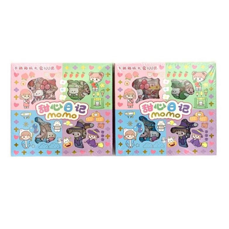 

Terlaris STICKER MOMO RAINBOW ISI 100pc READY STCOK AQR378