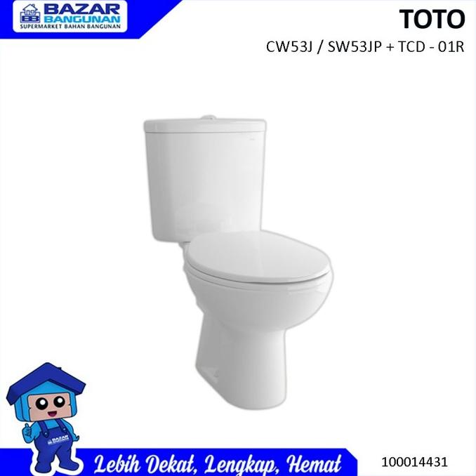 CLOSET KLOSET TOILET DUDUK TOTO CW53J SW53JP / CW 53 J SW JP TCD - 01R