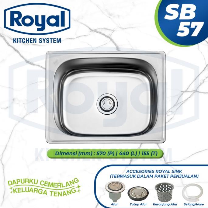 Royal Kitchen Sink SB 57 | Bak Cuci Piring