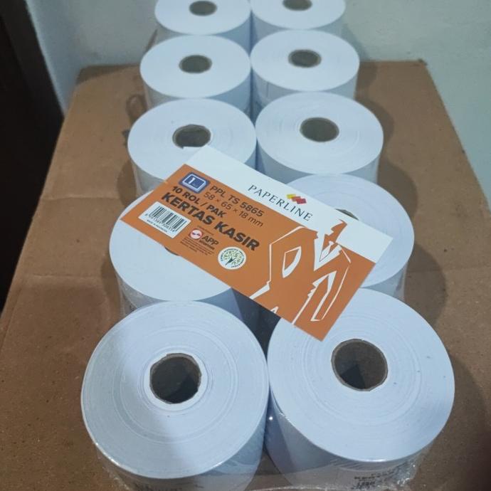 

Kertas Struk Kasir Hvs 58 Mm X 65 Mm Paperline / Register Roll Kode 1011